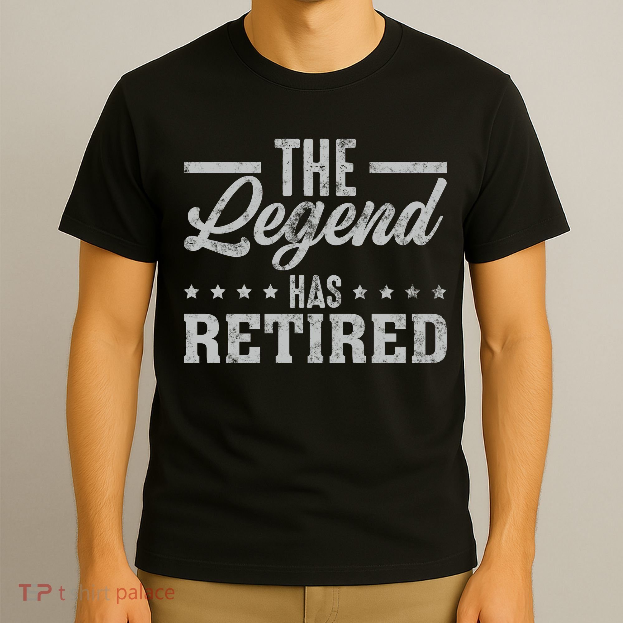 The Legend Has Retired Funny Cool Retirement Gift T-Shirt