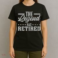The Legend Has Retired Funny Cool Retirement Gift T-Shirt thumb 4
