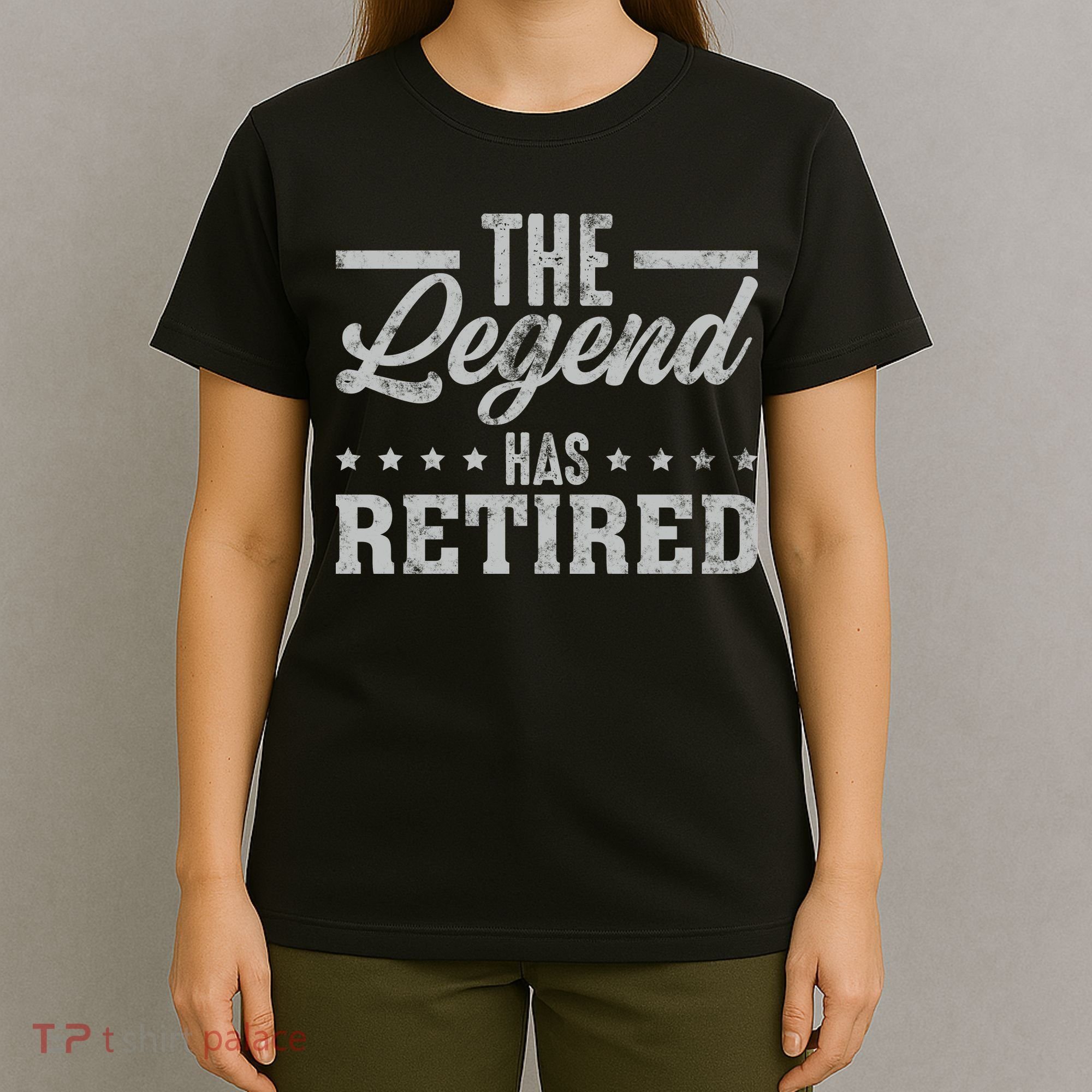 The Legend Has Retired Funny Cool Retirement Gift T-Shirt
