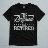 The Legend Has Retired Funny Cool Retirement Gift T-Shirt thumb 5