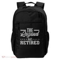 The Legend Has Retired Funny Cool Retirement Gift Backpack thumb 0