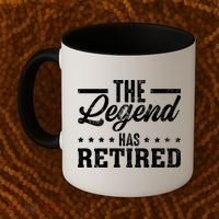 The Legend Has Retired Funny Cool Retirement Gift Coffee Mug thumb 2