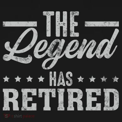 The Legend Has Retired Funny Cool Retirement Gift Drawstring Bag