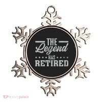 The Legend Has Retired Funny Cool Retirement Gift Ornament thumb 0