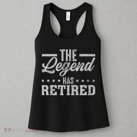 The Legend Has Retired Funny Cool Retirement Gift Women's Tank Top thumb 3