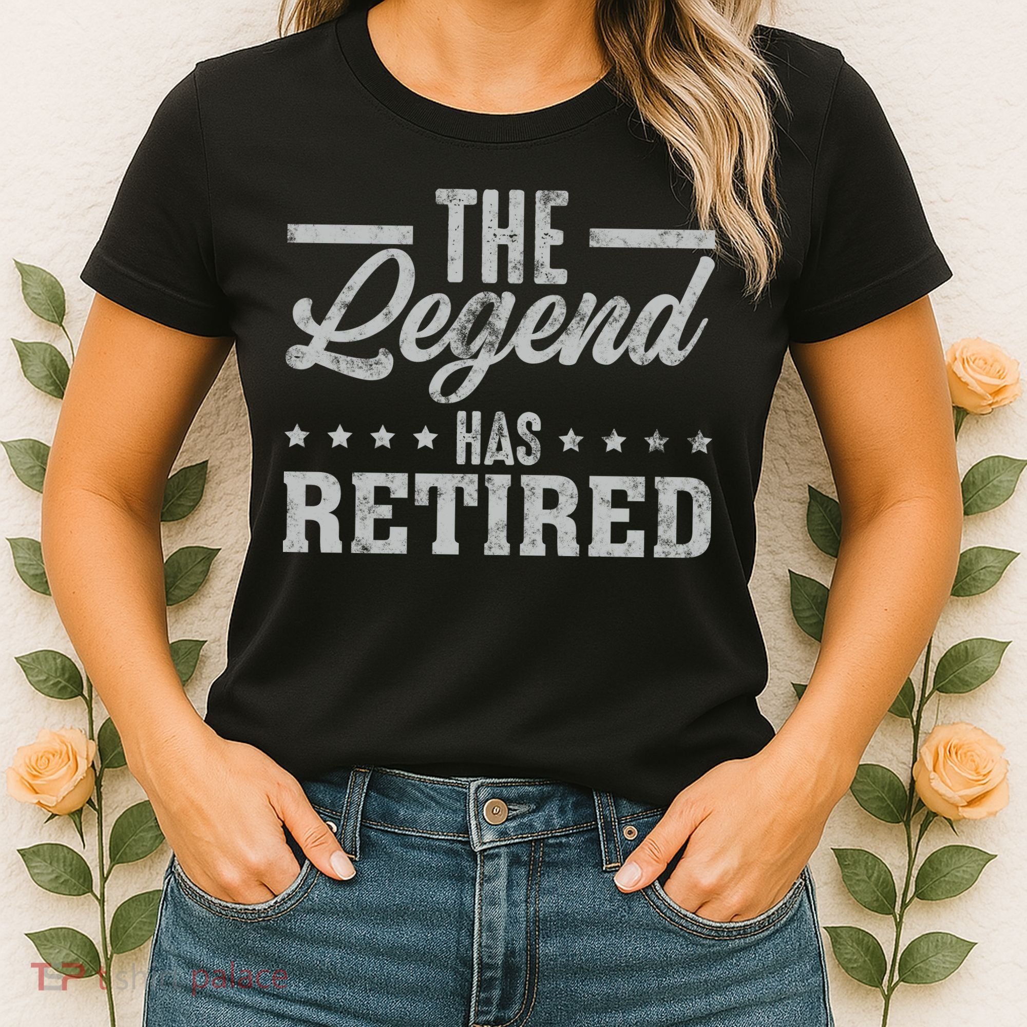 The Legend Has Retired Funny Cool Retirement Gift Women's T-Shirt