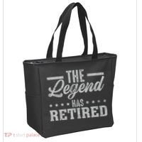 The Legend Has Retired Funny Cool Retirement Gift Tote Bag thumb 2