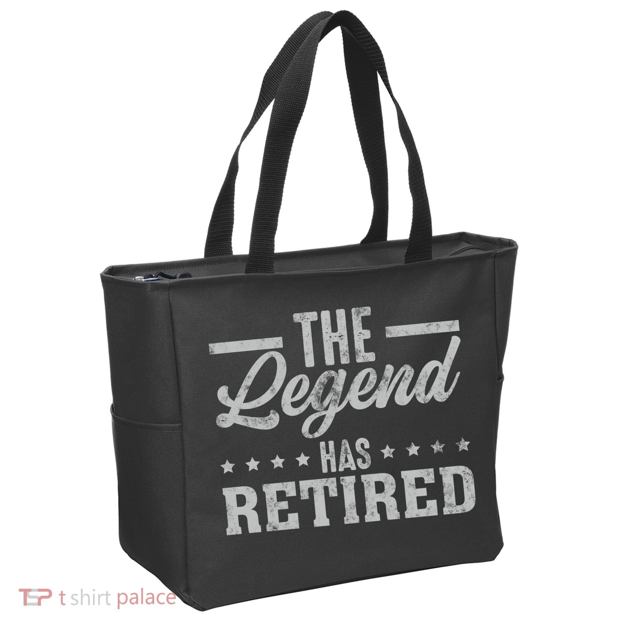 The Legend Has Retired Funny Cool Retirement Gift Tote Bag