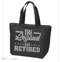 The Legend Has Retired Funny Cool Retirement Gift Tote Bag thumb 3