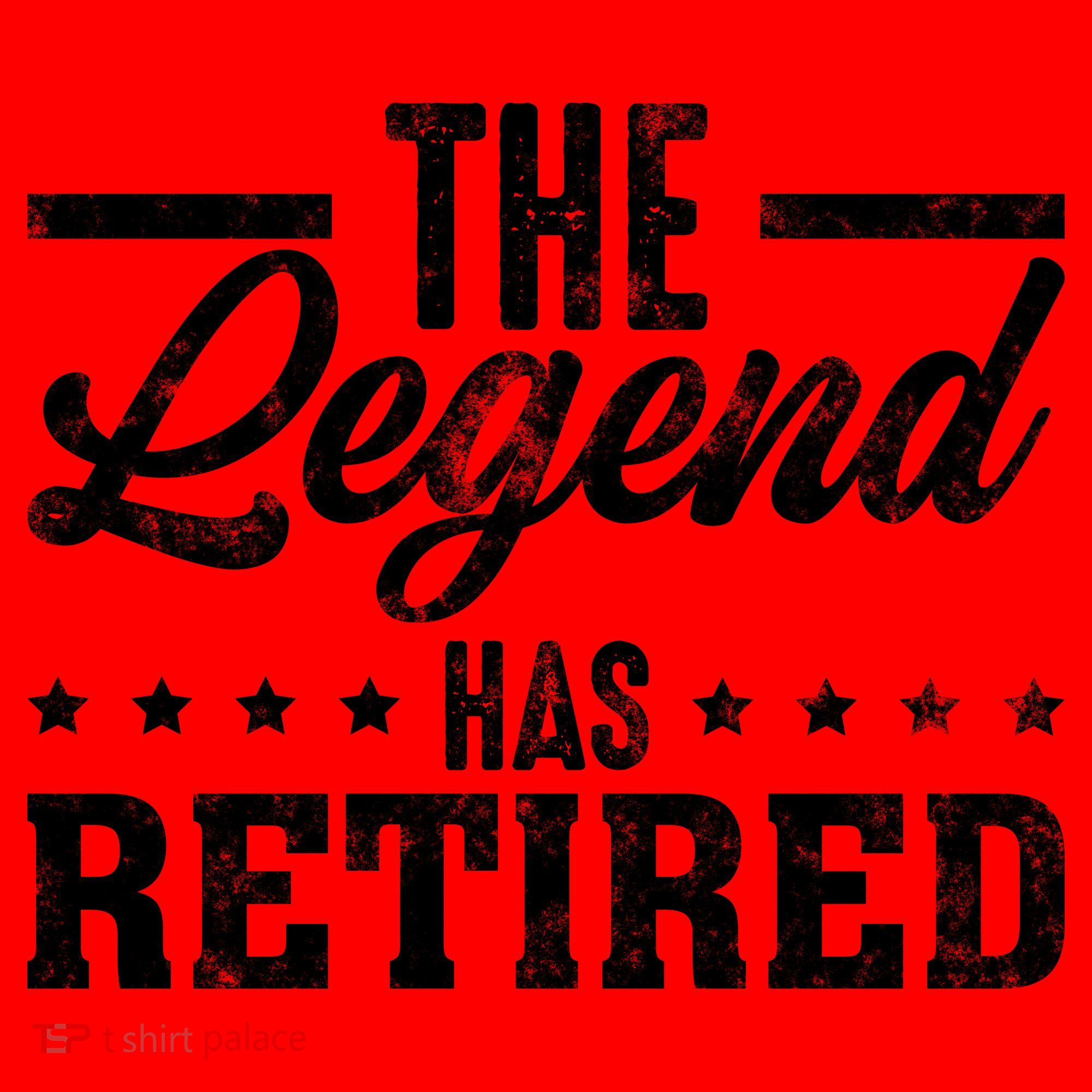 The Legend Has Retired Funny Cool Retirement Gift Santa Hat