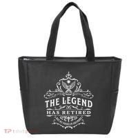 The Legend Has Retired Not My Problem Anymore Tote Bag thumb 0