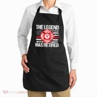 The Legend Has Retired Firefighter Retirement Party Gift Apron thumb 2