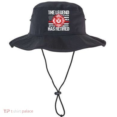 The Legend Has Retired Firefighter Retirement Party Gift Bucket Hat