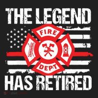 The Legend Has Retired Firefighter Retirement Party Gift Tumbler thumb 3