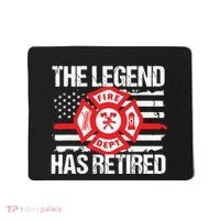 The Legend Has Retired Firefighter Retirement Party Gift Mousepad thumb 0