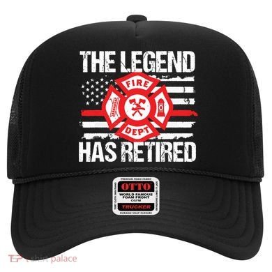 The Legend Has Retired Firefighter Retirement Party Gift Hat