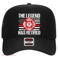 The Legend Has Retired Firefighter Retirement Party Gift Hat thumb 0