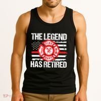 The Legend Has Retired Firefighter Retirement Party Gift Tank Top thumb 3