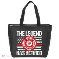 The Legend Has Retired Firefighter Retirement Party Gift Tote Bag thumb 0