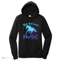 This Loves Horses Horseback Riding Equestrian Rider Mom Gift Women's Hoodie thumb 0