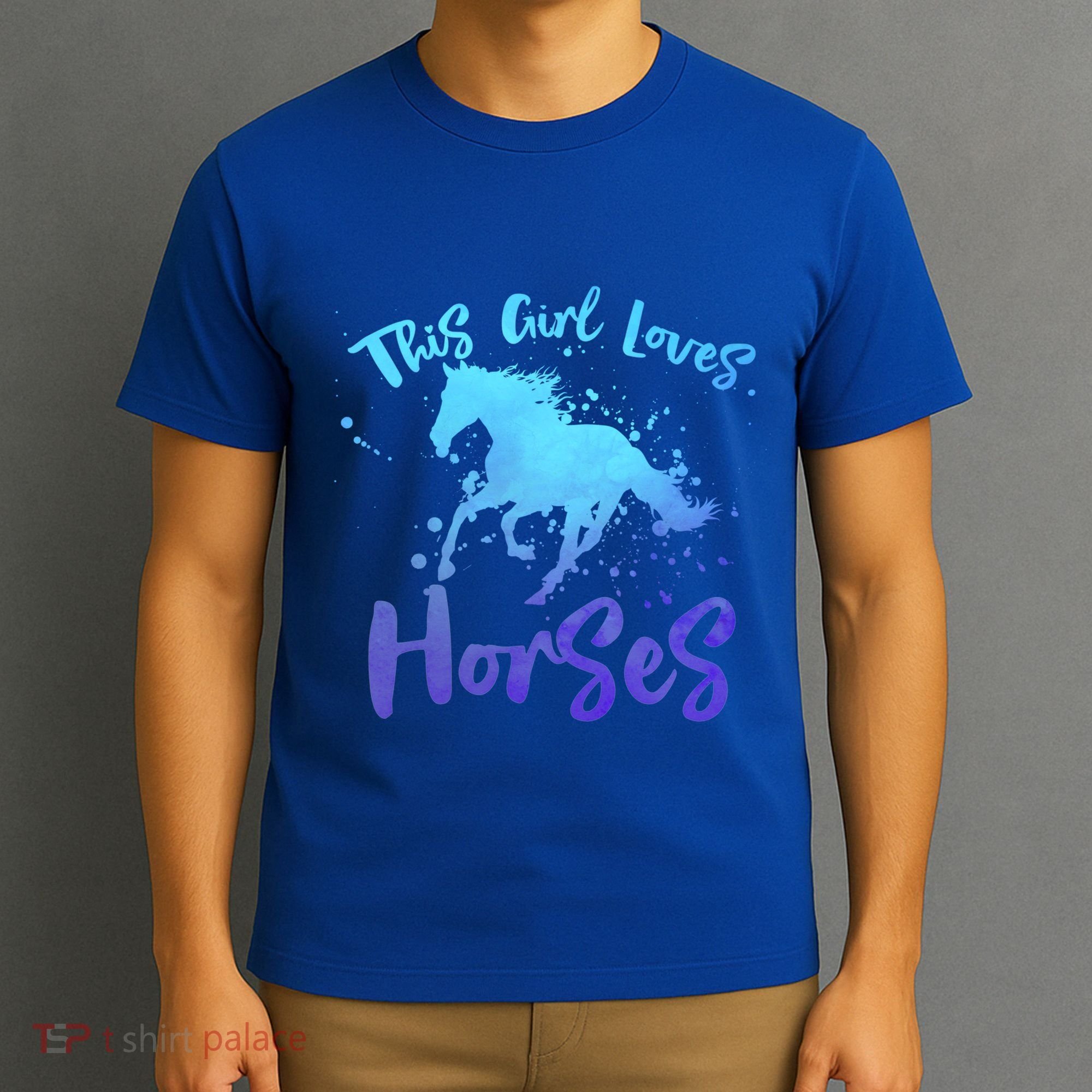 This Loves Horses Horseback Riding Equestrian Rider Mom Gift T-Shirt
