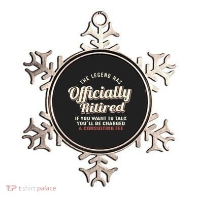 The Legend Has Officially Retired Tee Funny Retirement Ornament