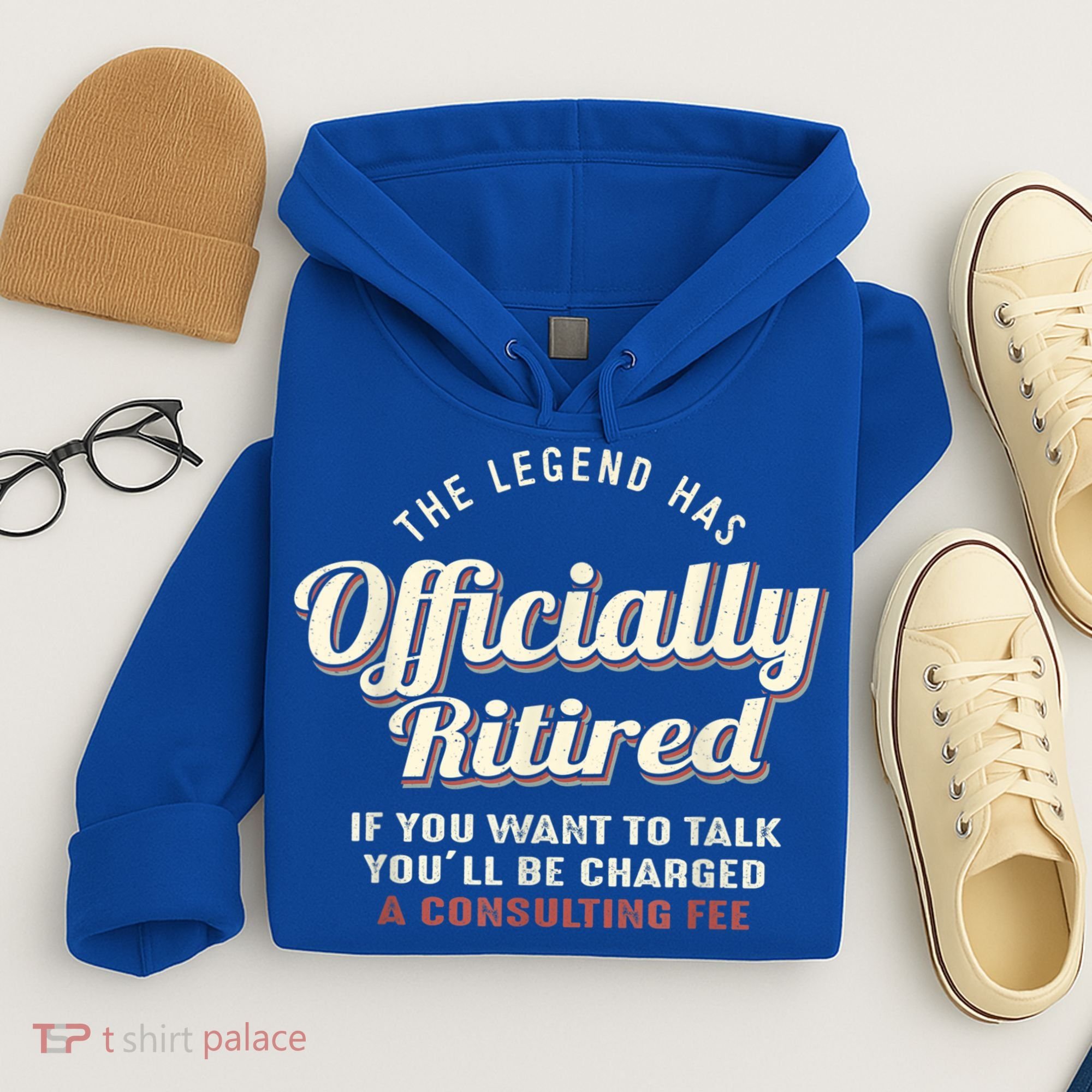 The Legend Has Officially Retired Tee Funny Retirement Hoodie