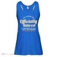 The Legend Has Officially Retired Tee Funny Retirement Ladies Essential Flowy Tank thumb 0