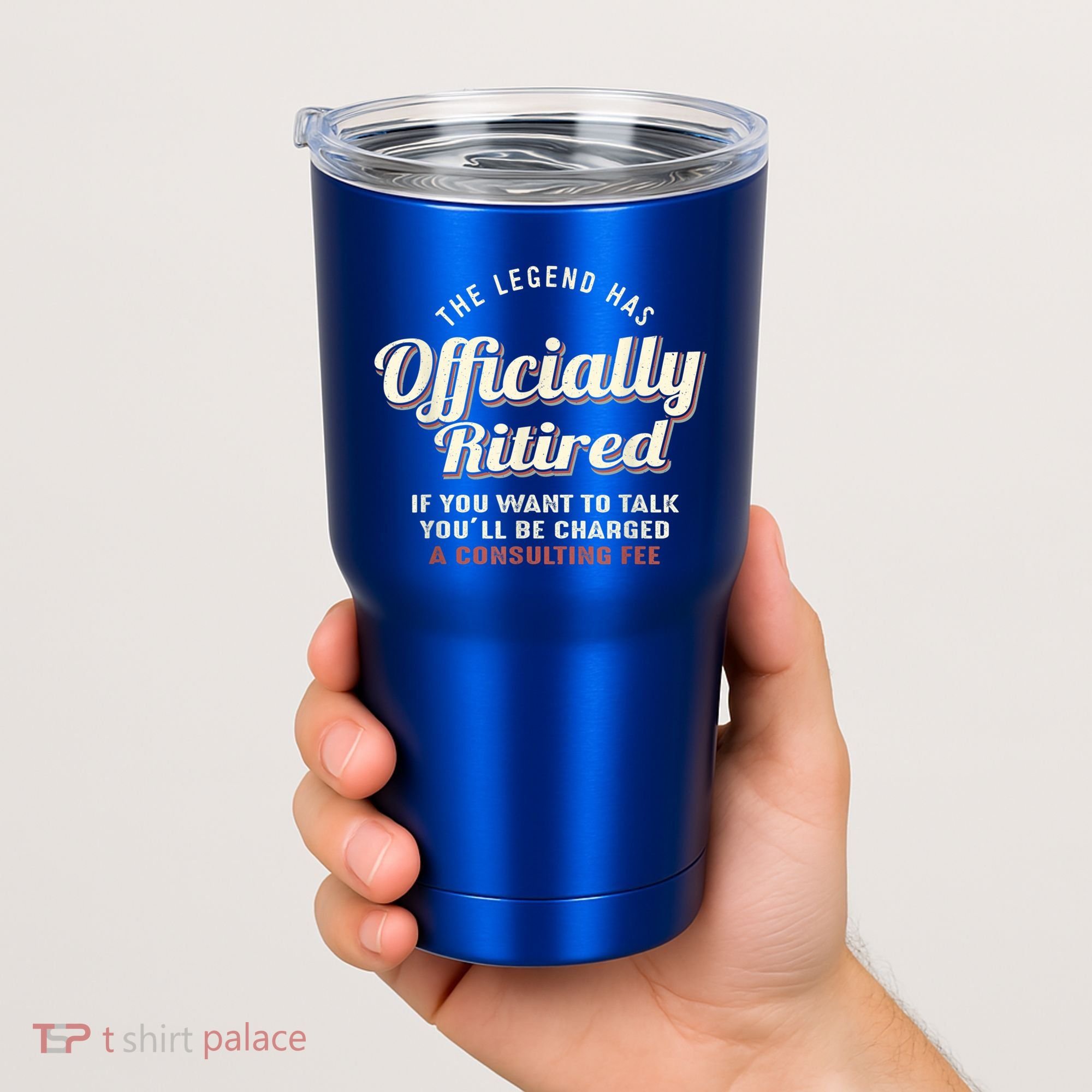 The Legend Has Officially Retired Tee Funny Retirement Tumbler