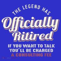 The Legend Has Officially Retired Tee Funny Retirement Women's Tank Top thumb 5