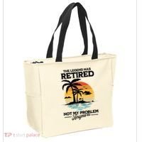 The Legend Has Retired Not My Problem Anymore Tote Bag thumb 2