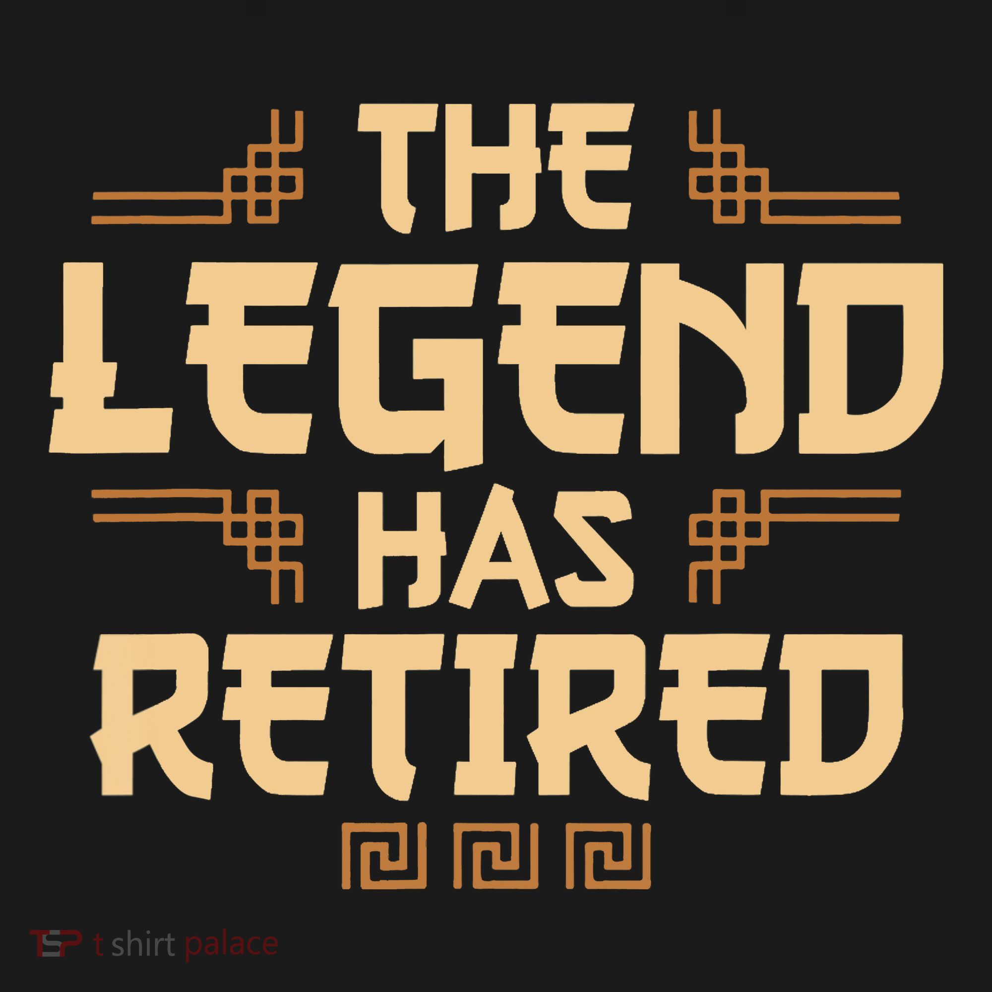 The Legend Has Retired Retirement Humor Doggie Tank