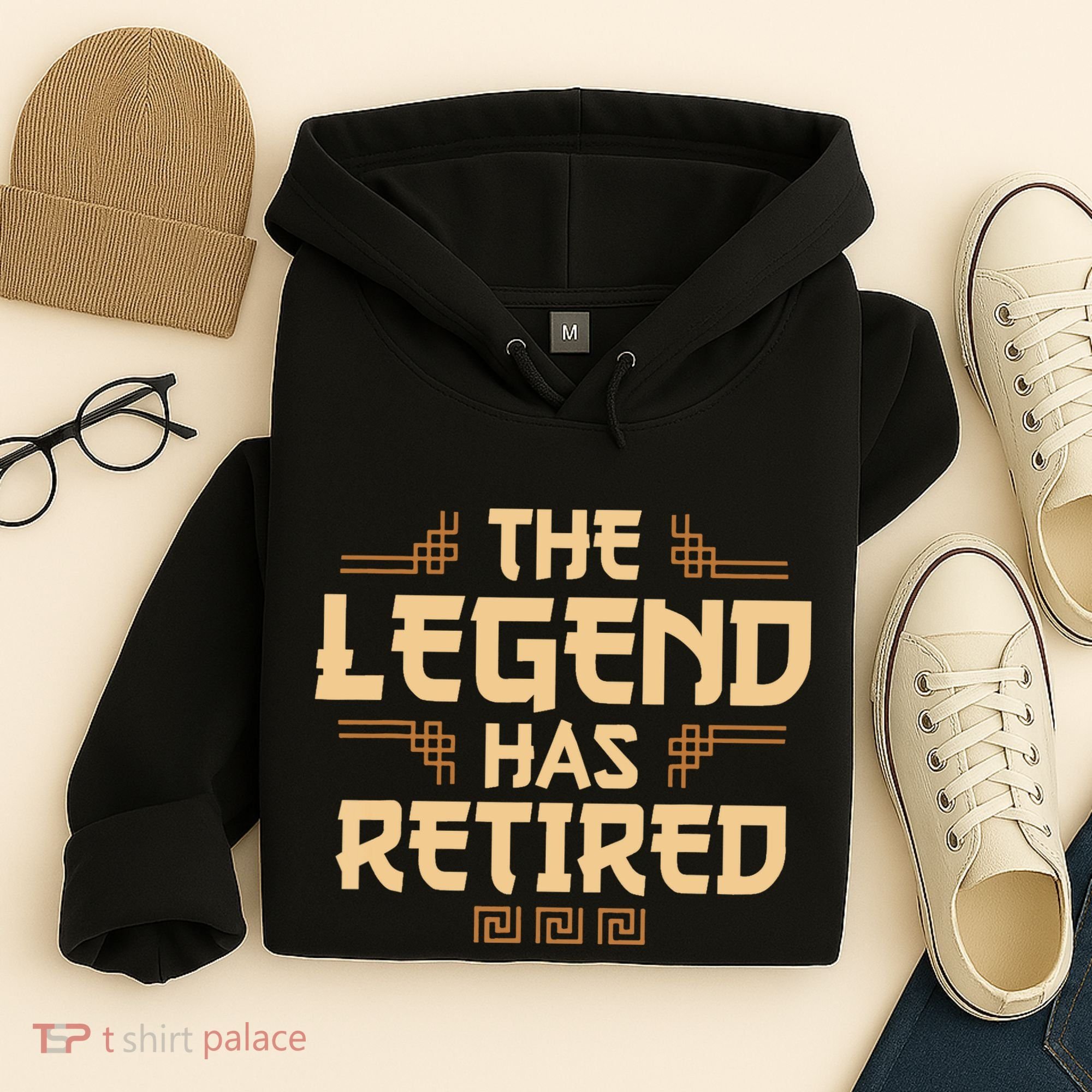 The Legend Has Retired Retirement Humor Hoodie
