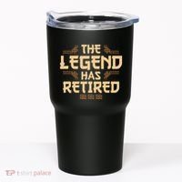 The Legend Has Retired Retirement Humor Tumbler thumb 0