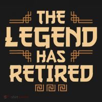 The Legend Has Retired Retirement Humor Ornament thumb 1