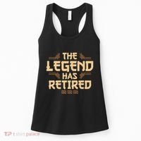 The Legend Has Retired Retirement Humor Women's Tank Top thumb 0