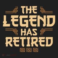 The Legend Has Retired Retirement Humor Hat thumb 2