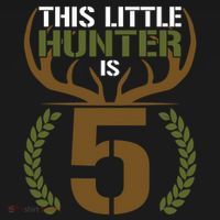 This Little Hunter Is 5 Years Old 5th Birthday Deer Hunter Hoodie thumb 7