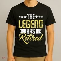The Legend Has Retired Retirement Retiree Pension Retiring T-Shirt thumb 3