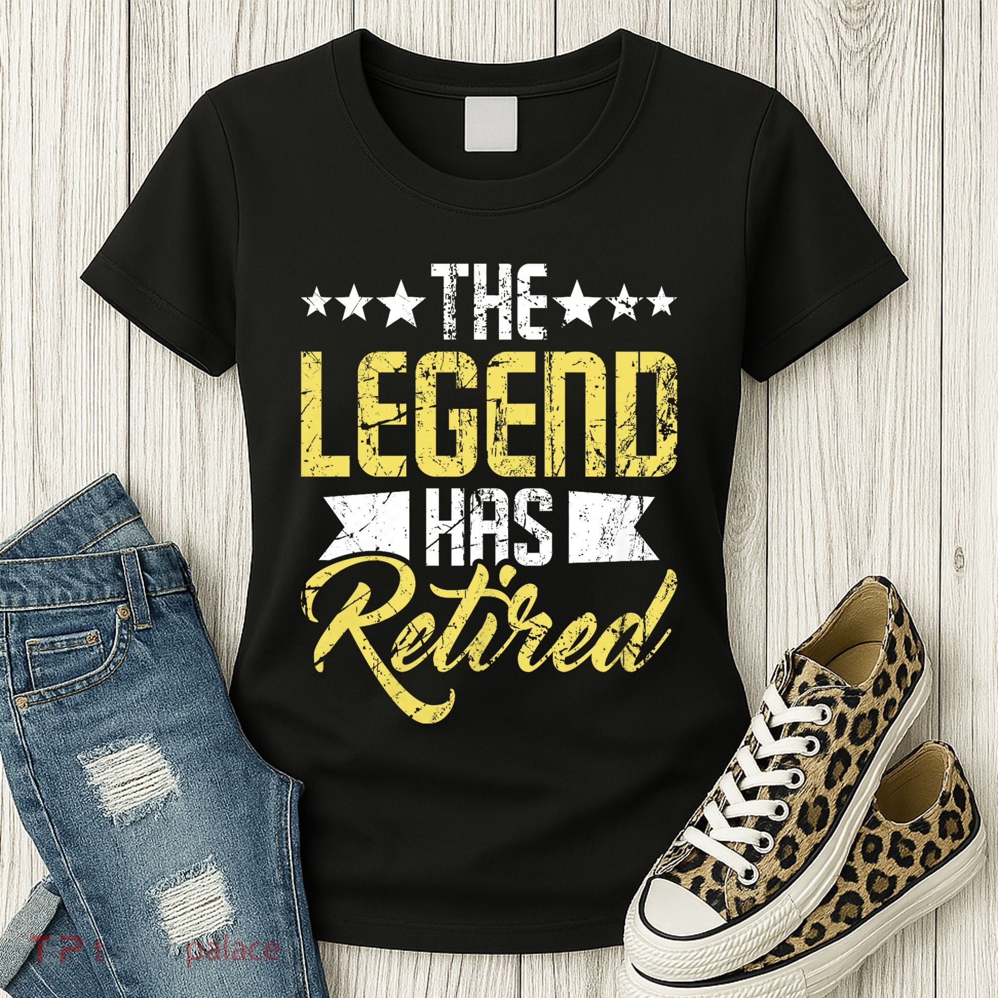 The Legend Has Retired Retirement Retiree Pension Retiring Women's T-Shirt