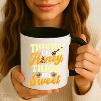 Thighs Like Honey Thick And Sweet Thick Thighs Coffee Mug thumb 3