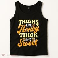 Thighs Like Honey Thick And Sweet Thick Thighs Tank Top thumb 2