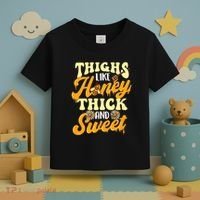 Thighs Like Honey Thick And Sweet Thick Thighs Toddler T-Shirt thumb 3