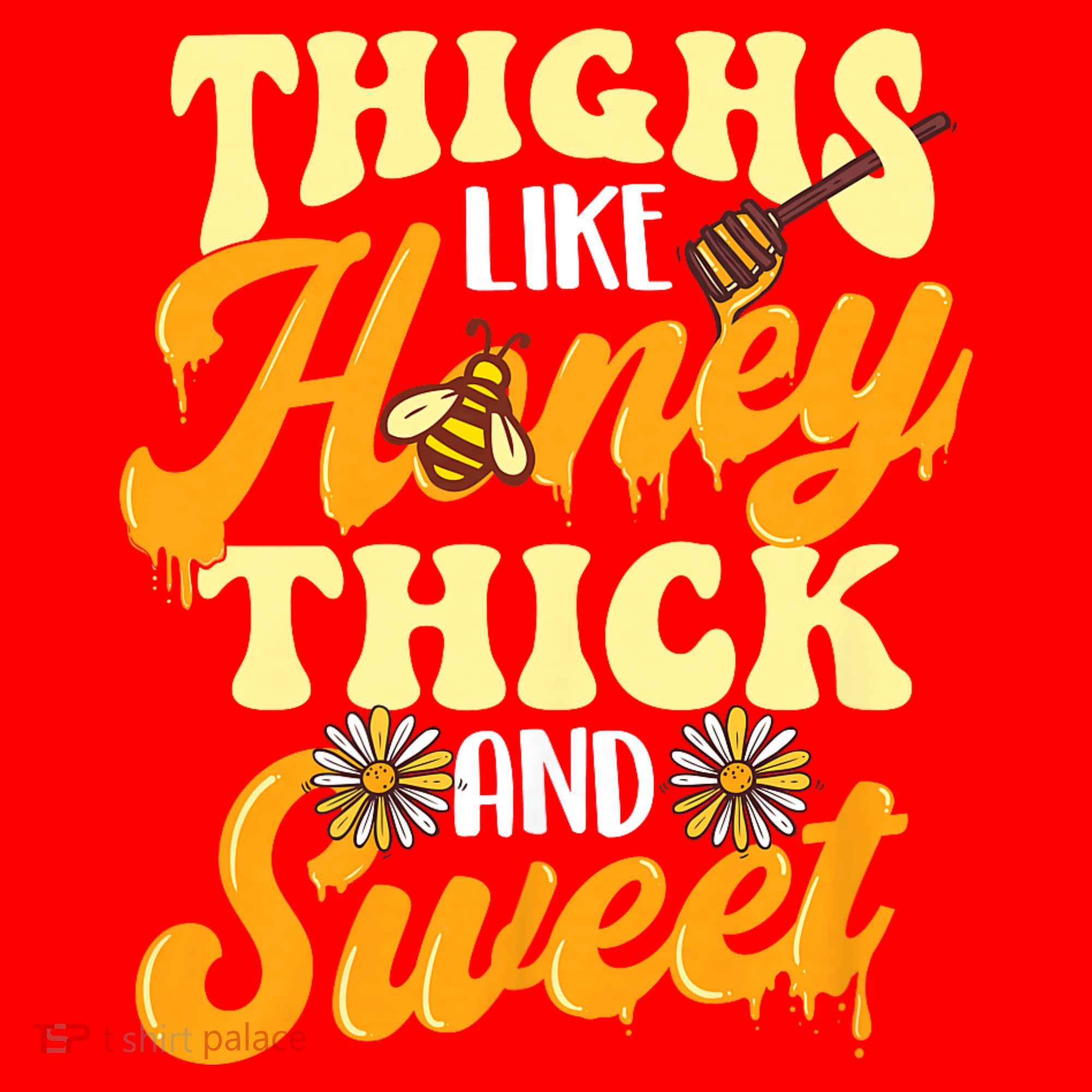 Thighs Like Honey Thick And Sweet Thick Thighs Santa Hat