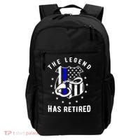 The Legend Has Retired Police Officer Gift Cop Funny Gift Backpack thumb 0