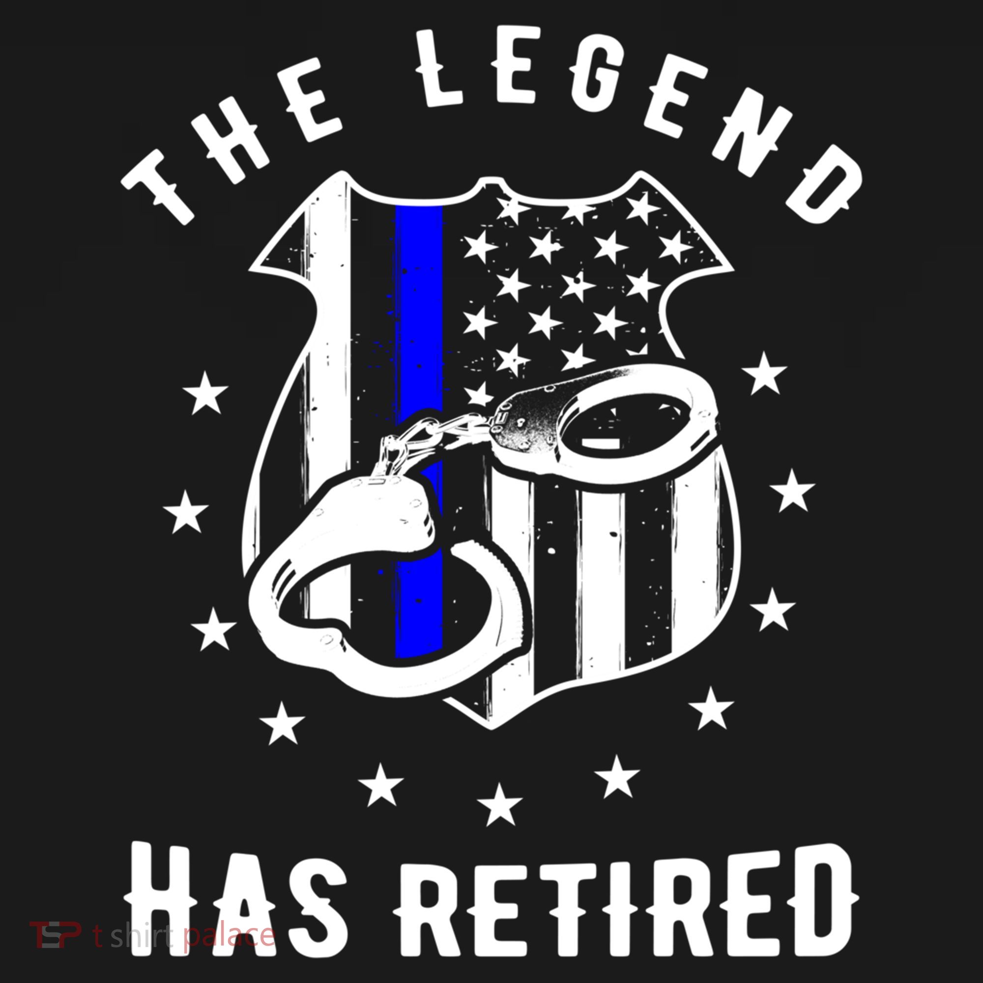 The Legend Has Retired Police Officer Gift Cop Funny Gift Women's Hoodie
