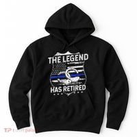 The Legend Has Retired Police Officer Retirement Gift Hoodie thumb 0