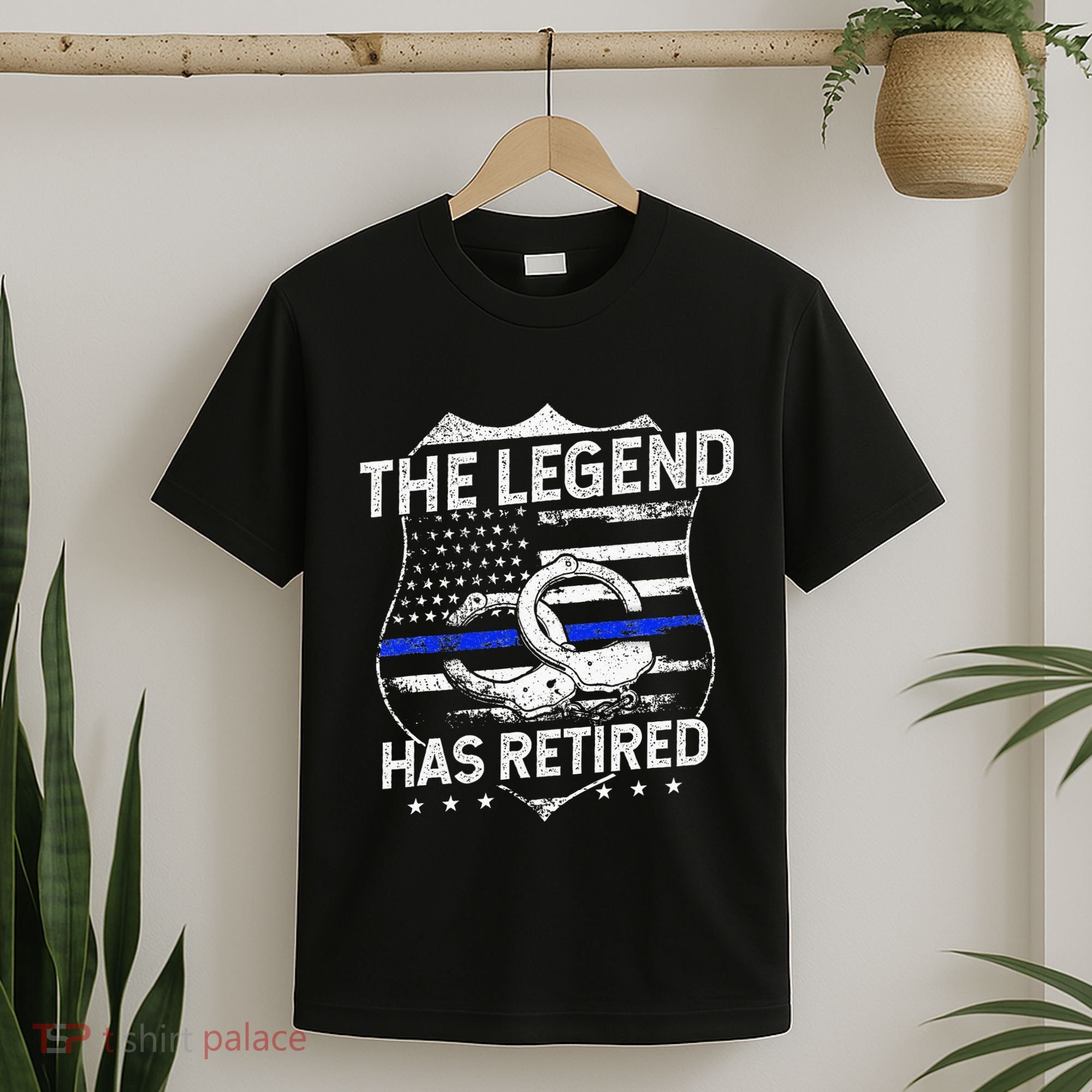 The Legend Has Retired Police Officer Retirement Gift T-Shirt