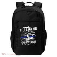 The Legend Has Retired Police Officer Retirement Gift Backpack thumb 0