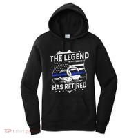 The Legend Has Retired Police Officer Retirement Gift Women's Hoodie thumb 0